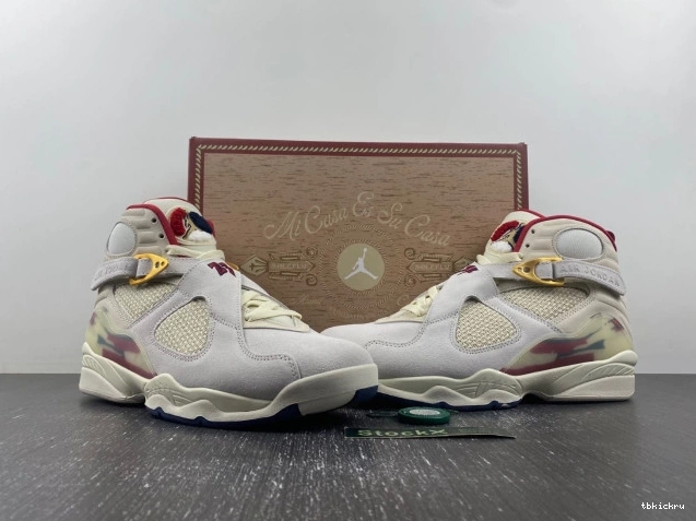 Reps TBkick FJ2850-107 Special SoleFly Su and (Friends Family Jordan Box) Retro 8 Casa Casa Mi Es 0728